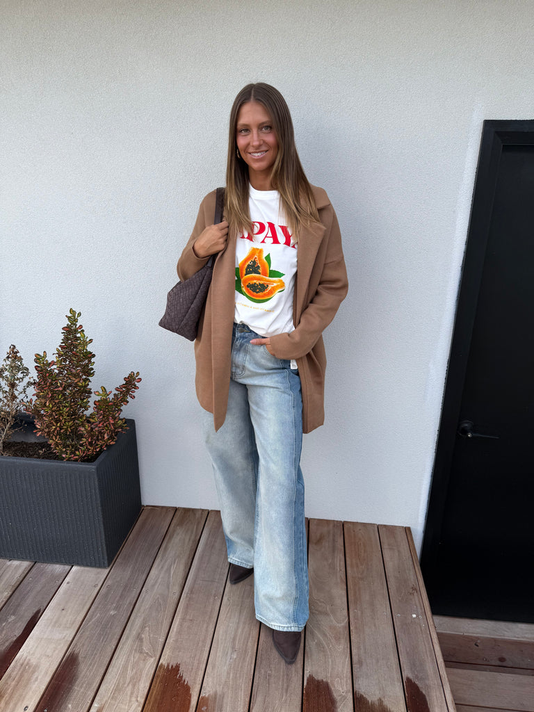 ZuZu Coatigan - Toffee