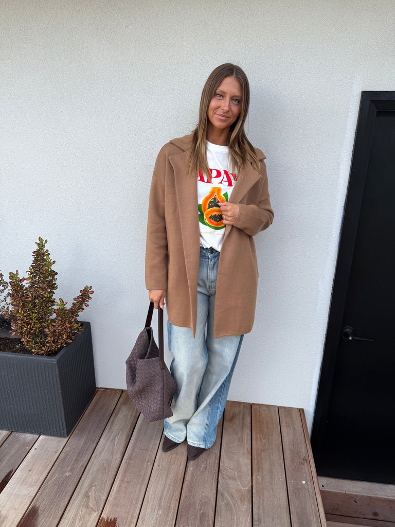 ZuZu Coatigan - Toffee