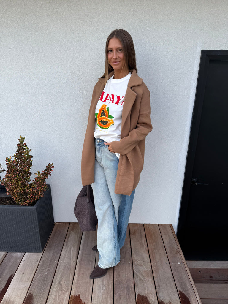 ZuZu Coatigan - Toffee