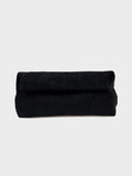 Becca Suede Clutch Bag - Black