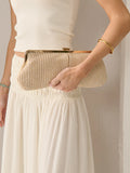 Bianca Straw Clutch Bag