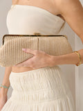 Bianca Straw Clutch Bag