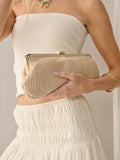 Bianca Straw Clutch Bag