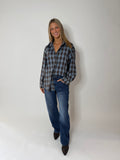 Plaid Wrap Shirt
