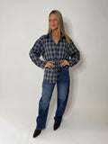 Plaid Wrap Shirt