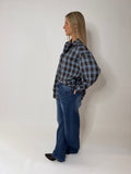 Plaid Wrap Shirt