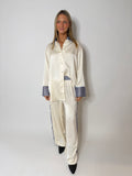 Portofino Pearl Stripe Side  Pant
