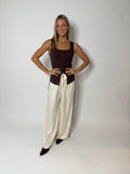 Portofino Pearl Stripe Side  Pant