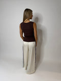 Portofino Pearl Stripe Side  Pant