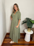 Bello Dress - Khaki