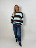 Carrie Stripe Fluffy Knit