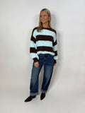 Carrie Stripe Fluffy Knit
