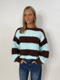 Carrie Stripe Fluffy Knit