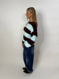 Carrie Stripe Fluffy Knit