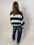 Carrie Stripe Fluffy Knit