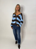 Imogen Stripe Knit Cardi
