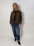 Esme Suede Bomber Jacket