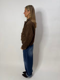 Esme Suede Bomber Jacket