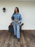 La Sirena Denim Shacket - Denim