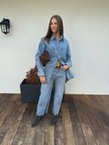 La Sirena Denim Shacket - Denim