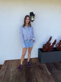 Azalea Stripe Shirt - Blue