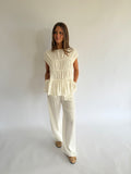 Choco Pant Set - Off White