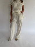 Choco Pant Set - Off White