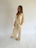 Melinda Pant Set - Natural