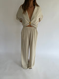 Melinda Pant Set - Natural
