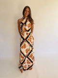 Palm Halter Dress