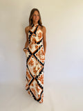 Palm Halter Dress