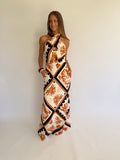 Palm Halter Dress
