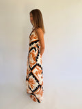 Palm Halter Dress
