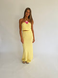 Orchid Skirt Set - Yellow