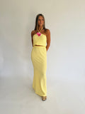 Orchid Skirt Set - Yellow