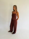 Paloma Pant Set - Chocolate