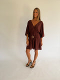 Kimono Dress - Chocolate