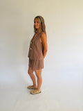 Shell Vest Set - Chocolate