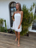 Sovere Lace Dress - White