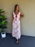 Lobster Print Maxi Dress