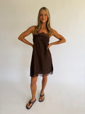 Sovere Lace Dress - Chocolate