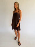 Sovere Lace Dress - Chocolate