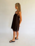 Sovere Lace Dress - Chocolate