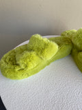 Fluffy Slides -Green