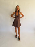 Marcot Dress - Brown