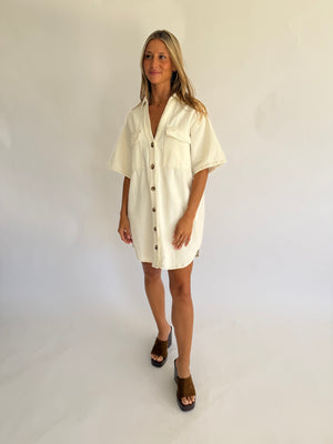 Pearl Dress - Cream