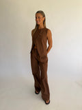 Indy Pant Set - Chocolate