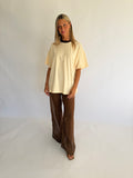 Romi Pant Set - Beige/Choc
