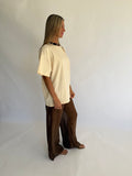 Romi Pant Set - Beige/Choc