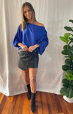 Rosario Top - Cobalt Blue